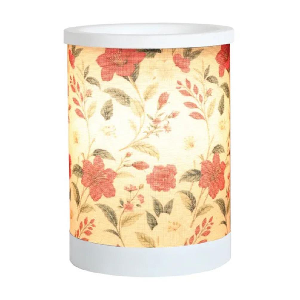Aroma Red Floral Electric Wax Melt Warmer Extra Image 1